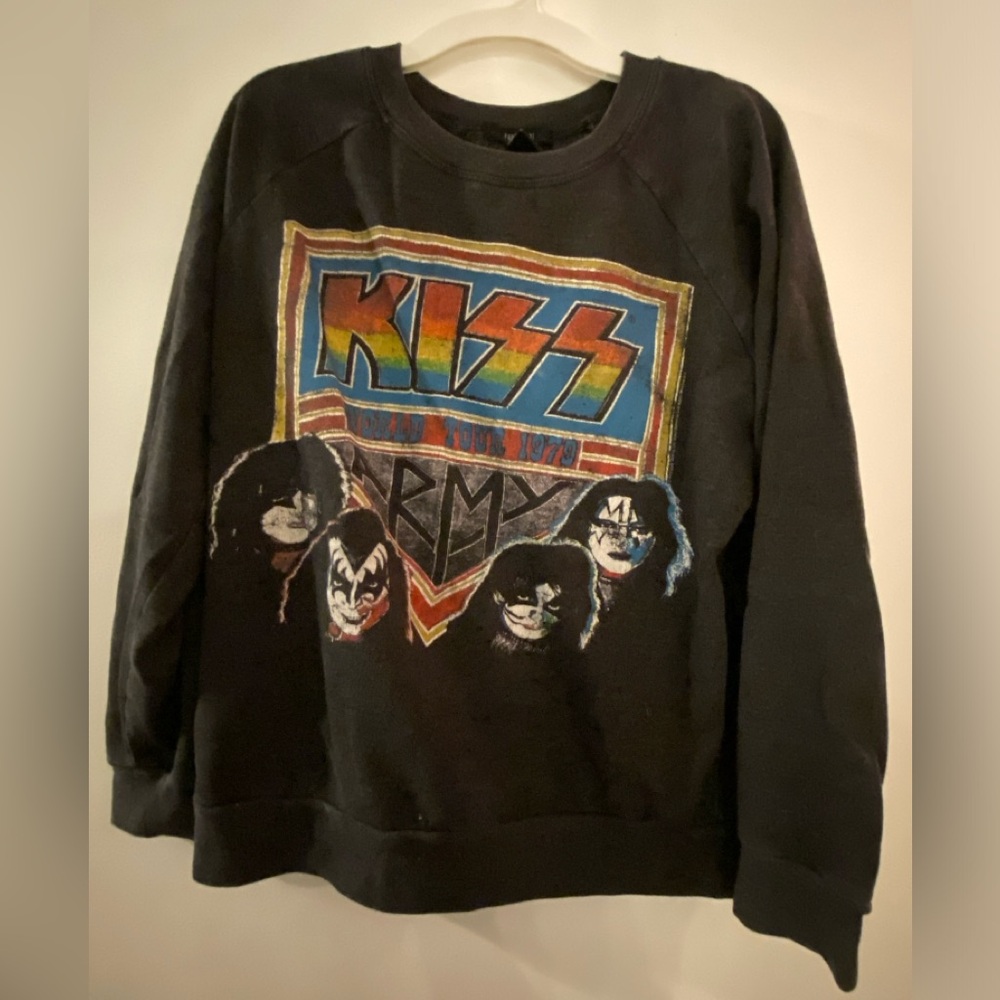 Vintage Inspired KISS Army Crewneck Sweater
